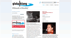 Desktop Screenshot of globalklang.de